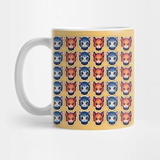 Anime style animals cartoon Mug